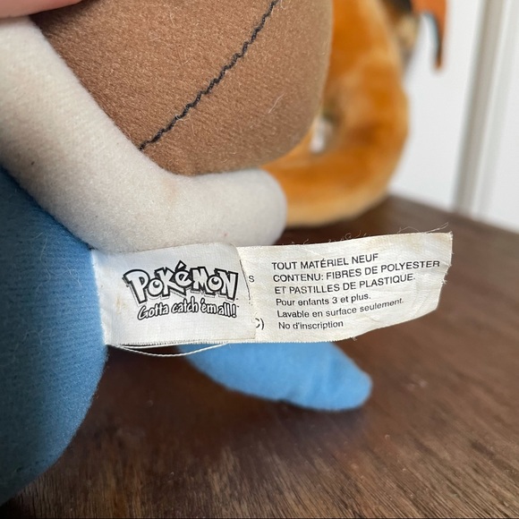Vintage 90’s Blastoise & Charizard Plushies - Picture 3 of 3